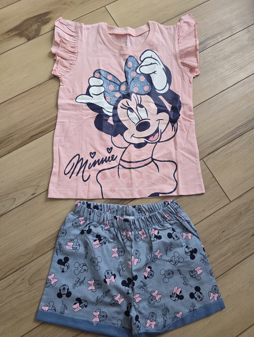 Disney Minnie Mouse Pink & BLUE Girls Set